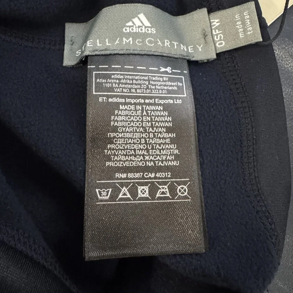 Stella McCartney Adidas Black run neckwarmer NWT One Size womens neck warmer